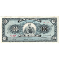 Billet, Pérou, 100 Soles De Oro, 1965, 1965-08-20, KM:90a, TTB - Pérou