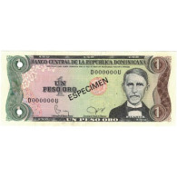 Billet, Dominican Republic, 1 Peso Oro, 1982, 1982, Specimen, KM:117s3, SPL+ - Dominikanische Rep.