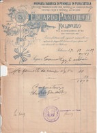 Fattura - Palermo - 1902 - Italia
