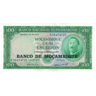Billet, Mozambique, 100 Escudos, 1961, 1961-03-27, KM:109a, NEUF - Mozambique