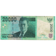 Billet, Indonésie, 20,000 Rupiah, 2004, 2004, KM:144a, B - Indonésie