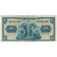 Billet, République Fédérale Allemande, 10 Deutsche Mark, 1949, 1949-08-22 - 10 Deutsche Mark