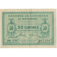 France, Bayonne, 50 Centimes, 1920, TTB+, Pirot:21-66 - Chambre De Commerce