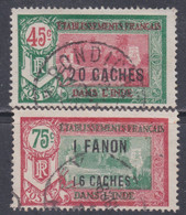 Inde N° 79 / 80 O  Les  2 Valeurs Surchargées  Oblitérées Sinon TB - Used Stamps