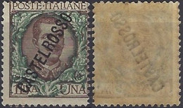 1924 Regno D'Italia IG 1924 IT-IO CT 24 £1 Italy Stamps Overprinted 'CASTELROSSO' New - Castelrosso