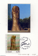 Carte Maximum - 3104 César - 1990-1999