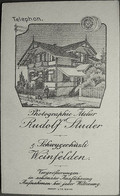 WEINFELDEN Wilerstrasse Schwyzerhüsli Photographie Atellier Rudolf Studer - Weinfelden