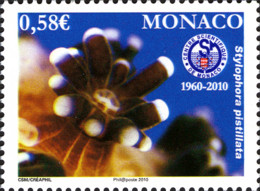 Monaco 2010 Mi.No. 3008 Marine Life  Mediterranean Coral 1v  MNH ** 1,20 € - Mundo Aquatico