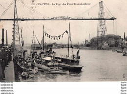 NANTES LE PORT LE PONT TRANSBORDEUR 1914 TBE - Nantes