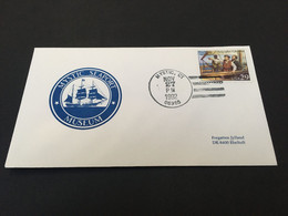 (4 C 42) USA FDC - Mystic Seaport Museum  1992 - 1981-1990