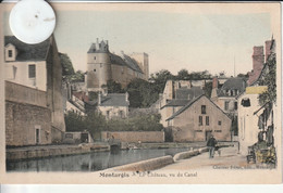 45 - Carte Postale Ancienne De    MONTARGIS     Le Chateau Vu Du Canal - Montargis