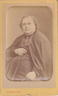 Beauvais (Oise 60) L'Abbé Pottier Curé De St Etienne Frappé à Mort  En 1890 Photographie Ancienne En Format CDV - Geïdentificeerde Personen