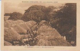 Missions Africaines Lyon  . DAHOMEY . Cové . Un Coin Du Marché - Dahomey