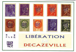 Yvert 3675 Débarquement 60 Anniversaire 1944 Timbres Libération Decazeville Aveyron Démonétisation Pétain Cad  7 6 2004 - Briefe U. Dokumente