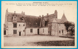CPA 37 FONDETTES - Cour Intérieure Du Château De Chatigny (côté Est) ... - Fondettes