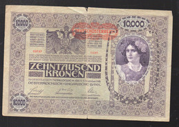 (Autriche) Billet De 10.000 Kronen  1918 (M2937) - Autriche