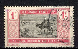 MAUR- Yv.  N°31  *  1f  Série Commune   Cote  1,25   Euro BE   2 Scans - Used Stamps