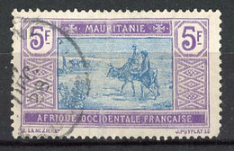 MAUR- Yv.  N°33  *  5f  Série Commune   Cote  4   Euro BE   2 Scans - Gebruikt