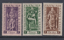 Inde N° 244 + 246 + 248 XX  Partie De Série Divinités : Les 3 Valeurs Sans Charnière, TB - Used Stamps