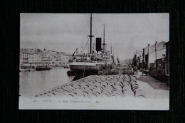 Delcampe - CETTE - Le Quai Aspirant Herber - Sete (Cette)