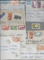 SENEGAL Cachet Postal De SAINT LOUIS Lot De 8 Enveloppes - Senegal (1960-...)