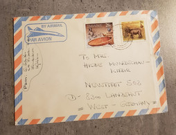 ZIMBABWE COVER CIRCULED SEND TO GERMANY - Zimbabwe (1980-...)