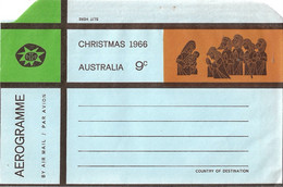 Australia Mint Aerogramme Christmas 9 C - Aérogrammes
