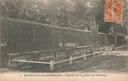 MONTIGNY LE GANNELON : ENTREE DE LA GRILLE DU CHATEAU - Montigny-le-Gannelon