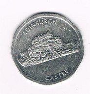 # EDINBURGH CASTLE NATION TRANSPORT TOKEN 50 PENCE - Profesionales/De Sociedad