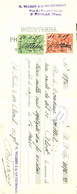 Ontvangstbewijs Bonneteries PH. Wellekens - Van Steenbergen Te Sint-Niklaas : 1927 - Vestiario & Tessile