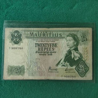 Delcampe - Mauritius 25 Rupees 1967 - Mauritius