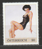 Österreich Personalisierte BM Amerikanisches Pin Up Girl Erotik ** Postfrisch - Private Stamps