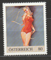 Österreich Personalisierte BM Amerikanisches Pin Up Girl Erotik ** Postfrisch - Francobolli Personalizzati