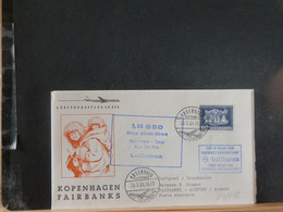 94/472 LETTRE DANMARK  1964 1° VOL LUFTHANSA - Storia Postale