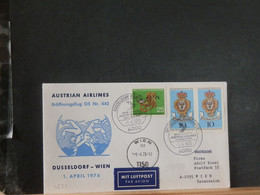 94/480 LETTRE ALLEMAGNE  1976  1° VOL - First Flight Covers