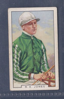 Famous Jockeys 1936 - 33 Robbie Jones   - Gallaher Cigarette Card - Original- Sport, Horse Racing - Gallaher