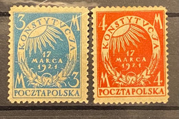 Polen  Zegels Nrs 165 - 166 - Collections