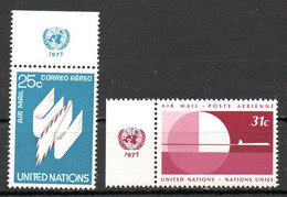 ONU NEW YORK. PA 22-3 De 1977. Série Courante. - Airmail