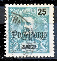 !										■■■■■ds■■ Zambezia 1902 AF#43 ø Provisional 35 Réis GERMAN POSTMARK (x9060) - Zambezia