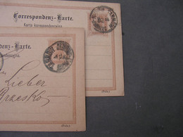 Polen Karten , Tarnow Ca. 1894 - Stamped Stationery