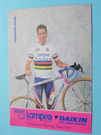 CAMENZIND OSCAR ( LAMPRE > Professional Cycling Team 1999 ) Carte Publi Format 16,5 X 12 Cm. ( 2 Scans ) ! - Cyclisme