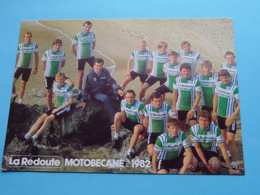 LA REDOUTE - MOTOBECANE ( 1982 ) Carte Publi Format 21 X 15 Cm. ( 2 ScanS ) ! - Cyclisme