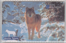 RUSSIA 2001 WOLF URAL FAUNA 200 UNITS - Dschungel