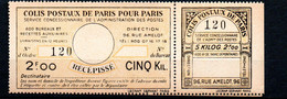 Z10-3 France Colis Postaux De Paris Pour Paris N° 140 ** à 10% De Côte ( Référence Spink/Maury 2022/2023) - Otros