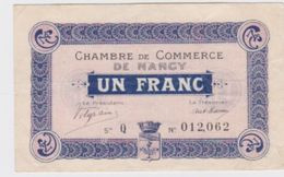 Billet  C.D.C. De Nancy Du 9 9  1915  Pick  3 - Chamber Of Commerce