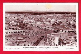 E-Maroc-188P75  MARRAKECH, La Place Djemaa El Fina, Type Photo - Marrakech