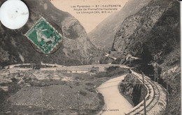 65 - Carte Postale Ancienne De   CAUTERETS    Route De Pierrefitte  Cauterets - Cauterets