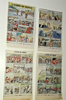 4 Pages Bd L'étape De Vérité  Tour De France JEAN GRATON  Rare EO 1958 - Sylvain Et Sylvette