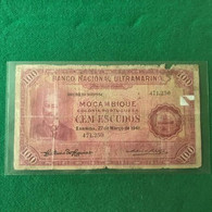 MOZAMBICO 100 ESCUDOS 1941 - Mozambique