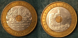 M_p> Francia 20 Franchi 1993 Bimetallica - Commemorativa - Giochi Del Mediterraneo - 20 Francs